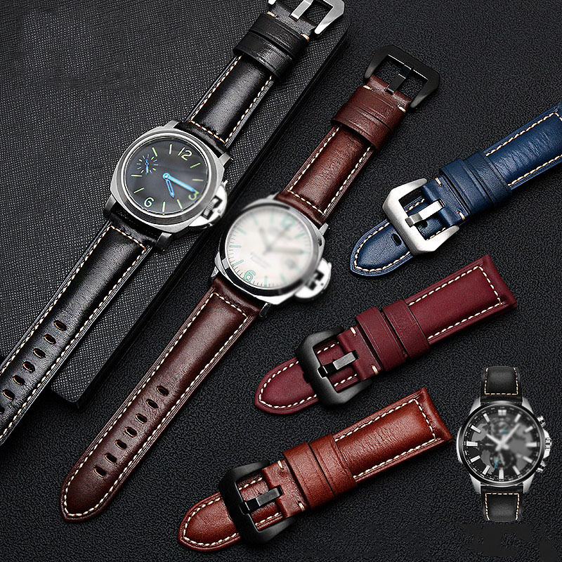 Luxury Watch Panerai - Luxury Italian Full Grain Vintage Genuine