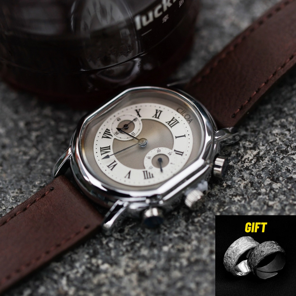 CILOA Retro Silver Watch Men's - đánh giá và giá Luxury Watch Trends 2025