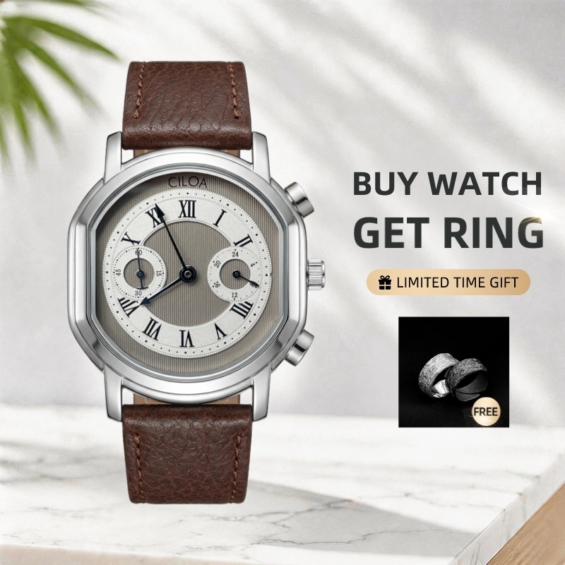 CILOA Retro Silver Watch Men's - đánh giá và giá Luxury Watch Trends 2025