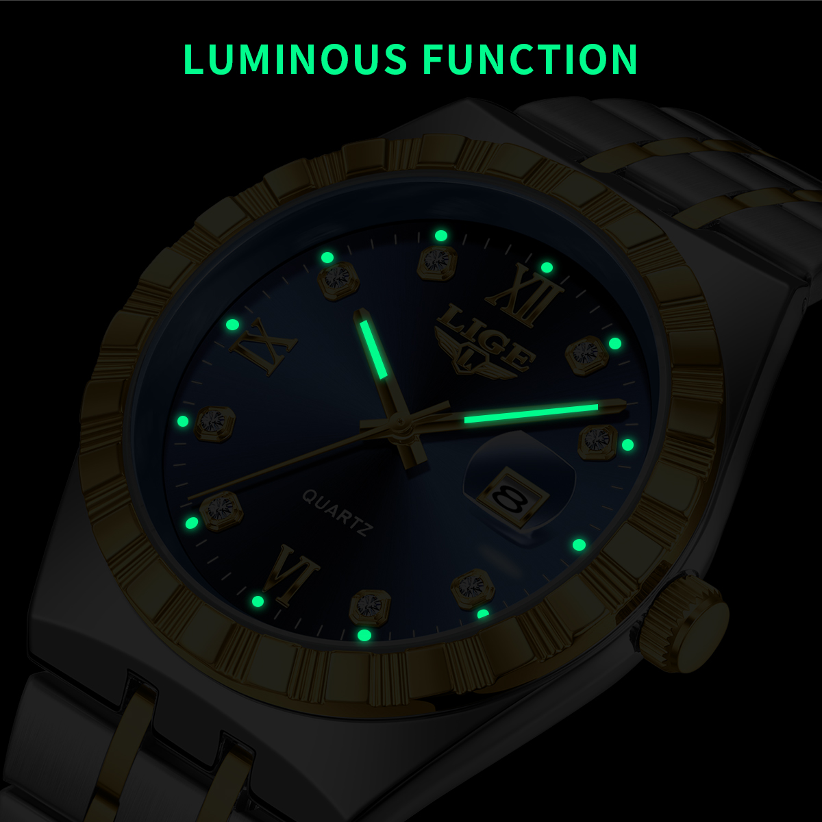 LIGE Top Brand Luxury Men Watc - đánh giá và giá Luxury Watch Men