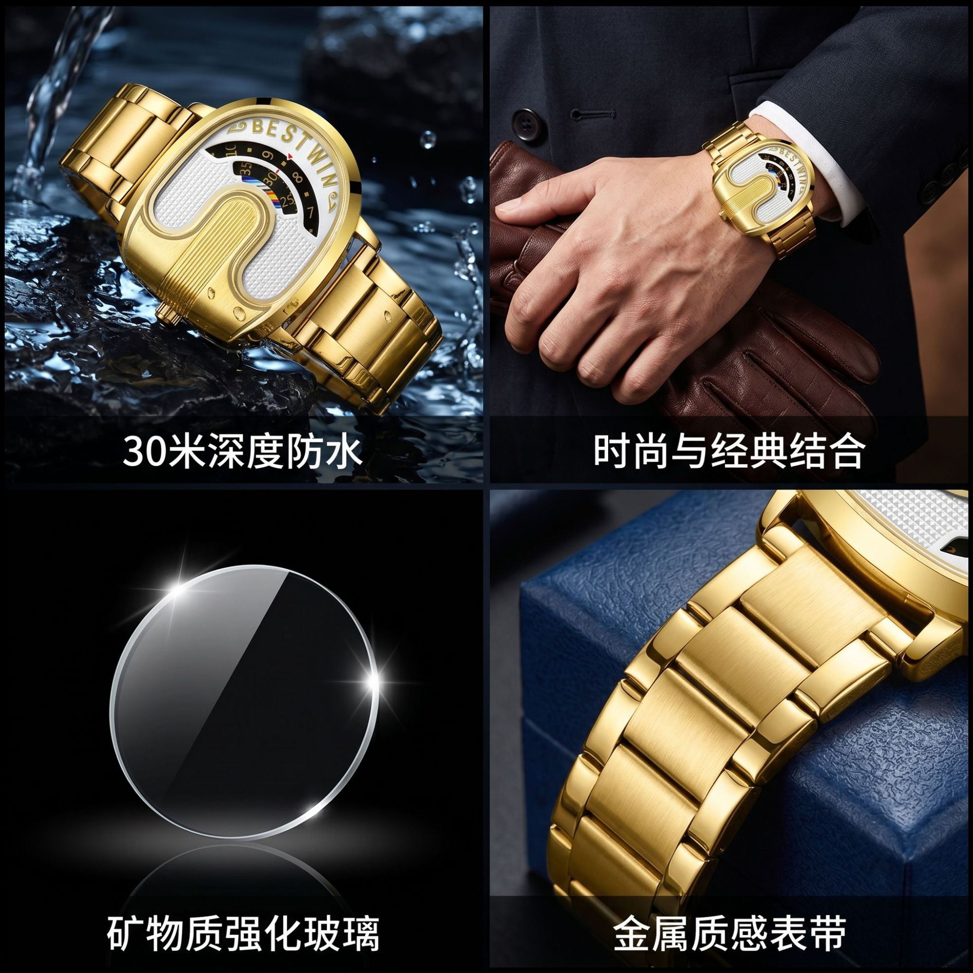 Gold Top Brand Luxury Men Watc - đánh giá và giá Luxury Watch Quality