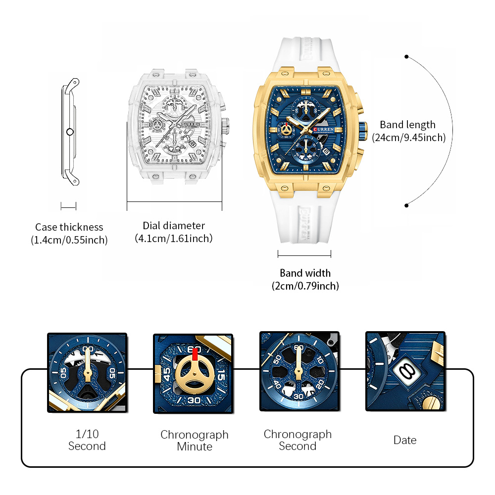 CURREN Luxury Vintage Watch fo - đánh giá và giá Luxury Watch Quality