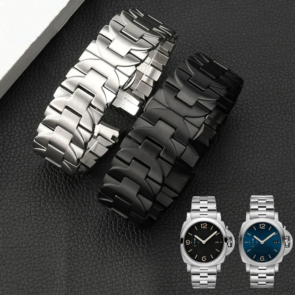 22mm 24mm Stainless Steel Brac - đánh giá và giá Luxury Watch Panerai