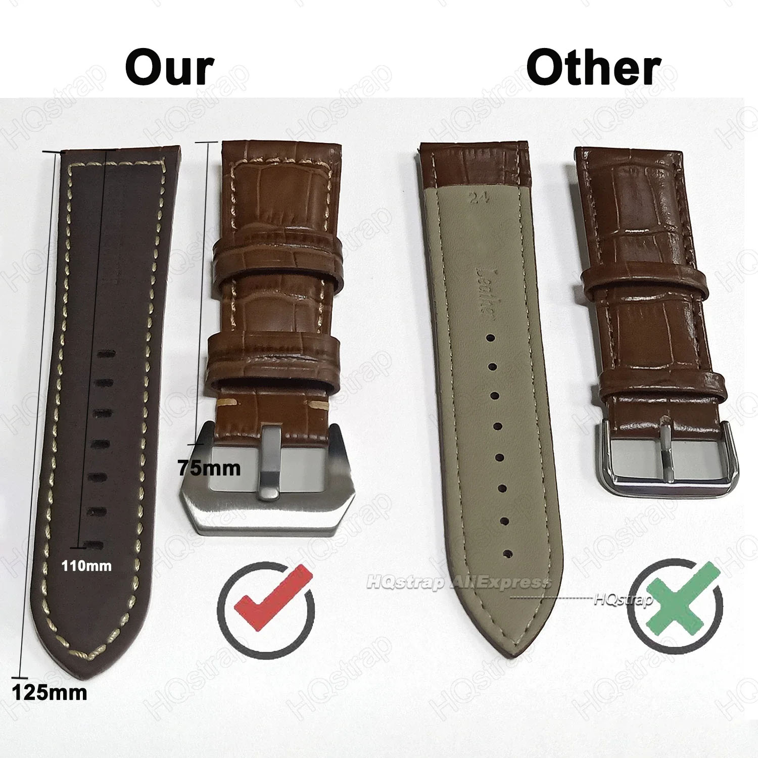 Leather Universal Replacement  - đánh giá và giá Luxury Watch Panerai