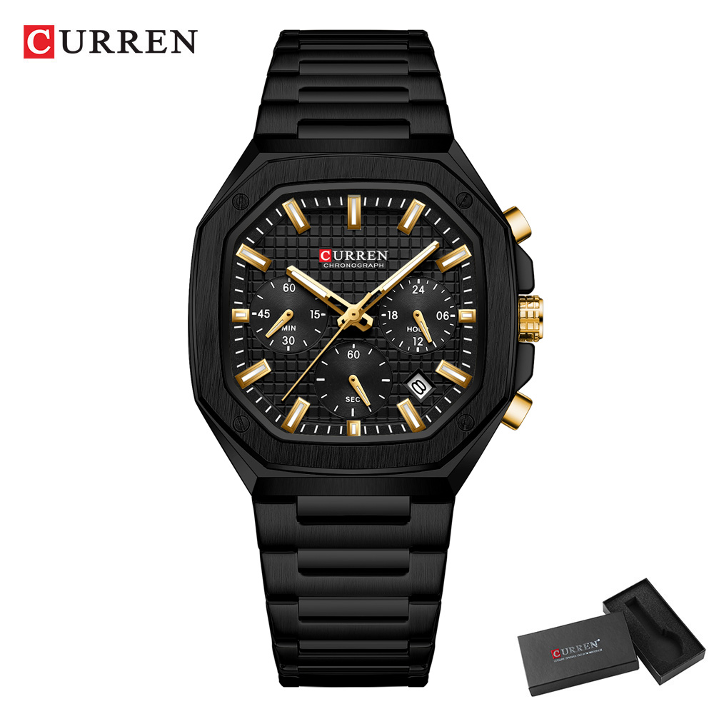 CURREN Luxury Square Chrono Wa - đánh giá và giá Luxury Watch Men